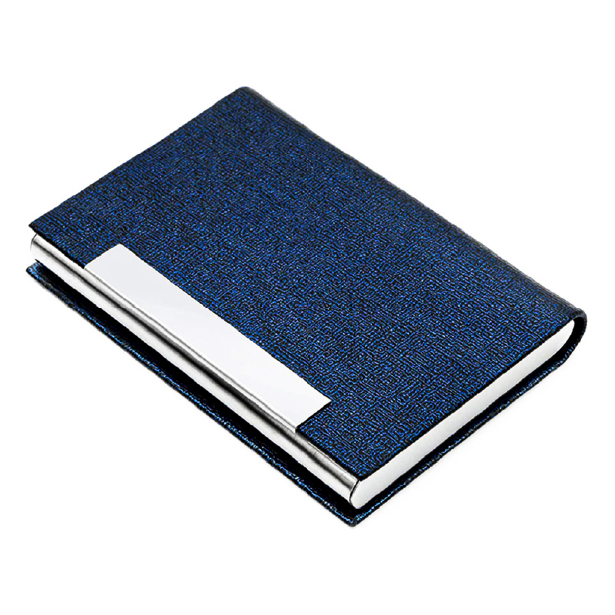 Wizytownik etui ze stali nierdzewnej magnes granat - obrazek 2