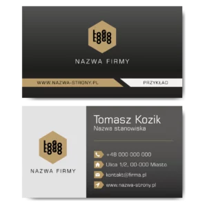 Wizytówki biznesowe kreda mat 350g 90x50 PROJEKT W CENIE