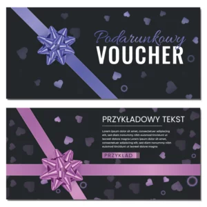 Vouchery upominkowe serce miłość GRUBE MAT 350g PROJEKT W CENIE