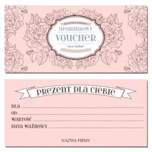 Vouchery upominkowe różowe kolor skóry MAT 350g PROJEKT W CENIE