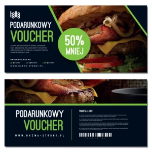 Vouchery upominkowe dowolne zdjęcia matowe 350g DL PROJEKT GRATIS
