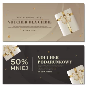 Vouchery podarunkowe na prezent DL MAT 350g DOWOLNE MODYFIKACJE